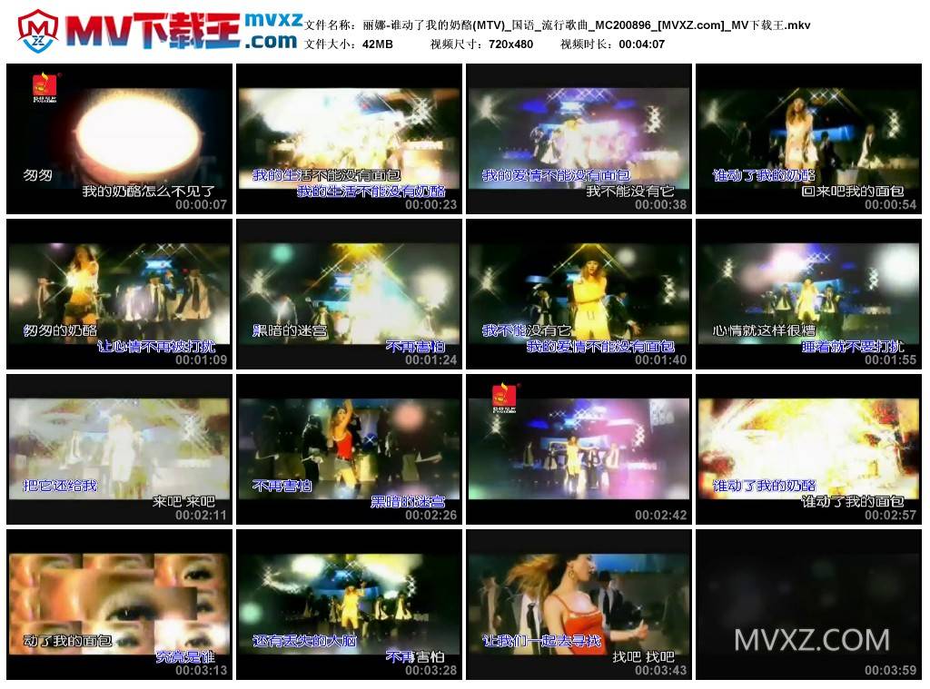 丽娜-谁动了我的奶酪(MTV)_国语_流行歌曲_MC200896